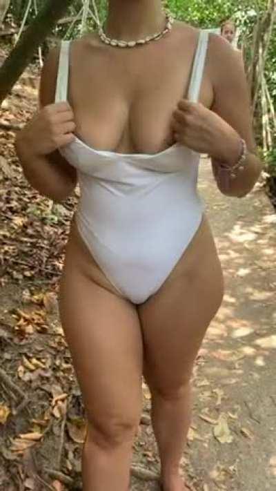 Having fun in the jungle