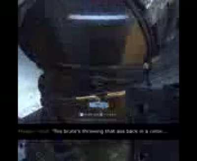 You mind telling me what you're doing with that brute?