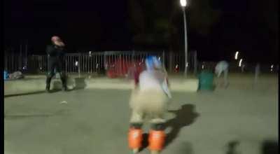 Camera captures little guy’s backflip out of the bowl