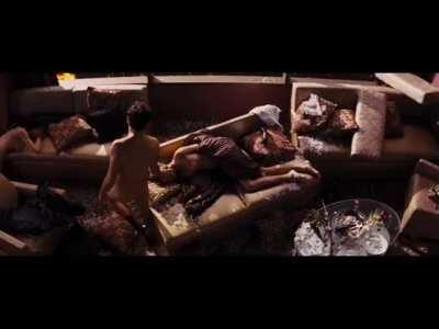 Leonardo DiCaprio groping naked unconscious girl in Wolf of Wall Street