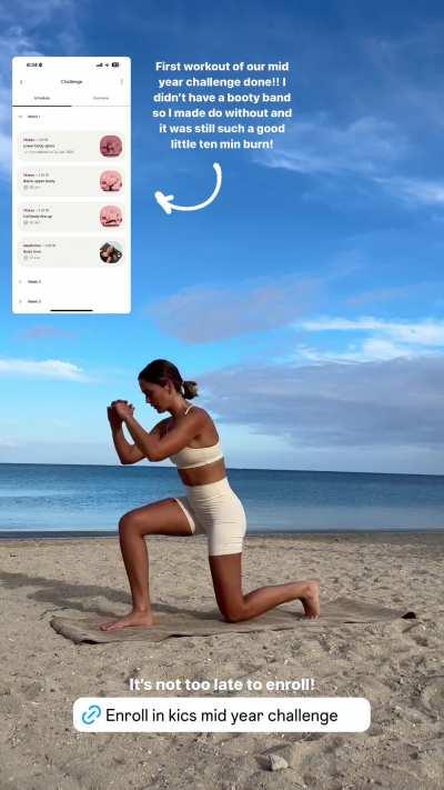 Another beach workout