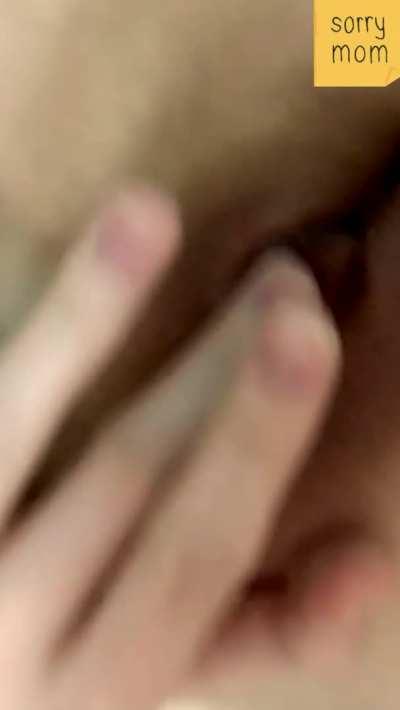 Watch with sound to hear me cum really hard while playing with my wet Japanese pusssy...