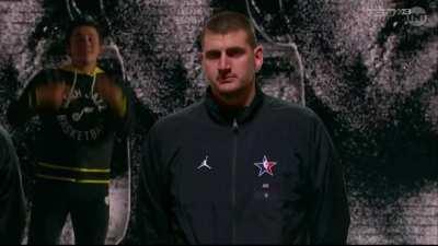 [Highlight] Jokic absolutely ecstatic to be at the All-Star game