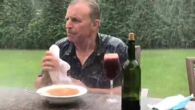 Enjoying the fruits of your camp while taking a break from the grind