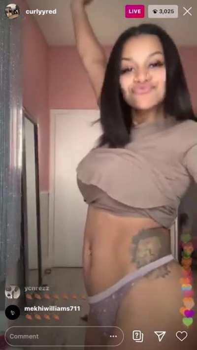 I got most of the good parts from her live last night