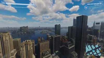 Spider-Man 2 wingsuit experience 