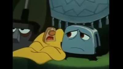 Brave little toaster (at the best part)