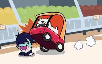 Human got bullied by a dog