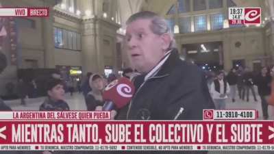 “Éste canal decía que con Milei el dólar se iría a $3.000, $4.000. Se notaban los millones que gastaba Massa en pauta”.