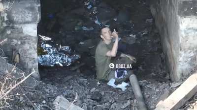 A russian surrendered to an Ukrainian drone, and was given water and instructions, on his way to UA lines, russian forces killed him with their drones.