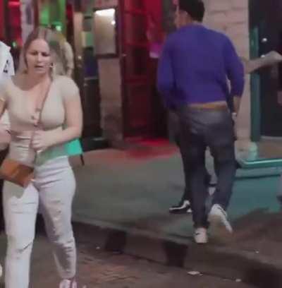 Dude gets suplexed outside Texas bar for flirting with another guy’s girlfriend
