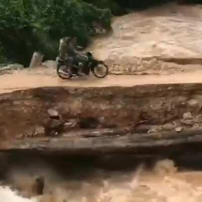 Collapsed natural bridge 16/11/2020