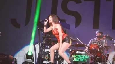 Victoria Justice Tight Black Shorts