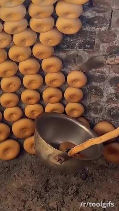 Popping tandoor breads