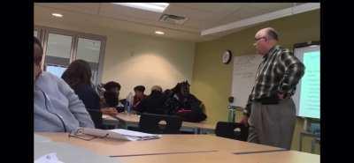 Teacher gets triggered by one of his lazy, disrespectful students and gives the class a motivational speech.