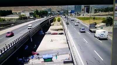 Happened today in Santiago, Chile