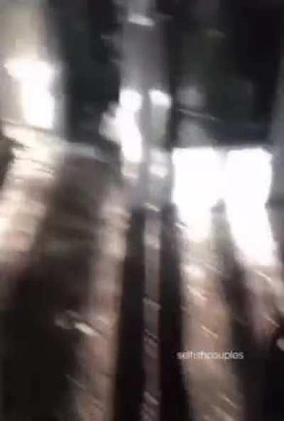 Minneapolis Police Department aftermath walkthrough. The place looks like a bomb went off