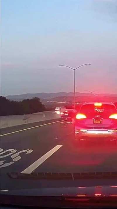 To drive in between cars in a wide bike