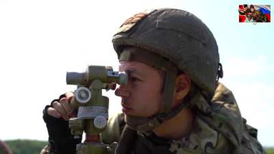 The ''Rocket Men'' crewing Grad MLRS on the Donetsk Front put in another full day's work.