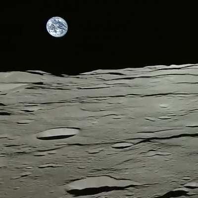Timelapse of the Earth rising over the Moon, as captured by lunar orbiter spacecraft Kaguya.