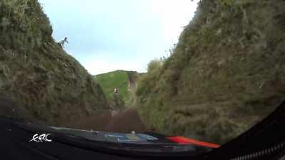 Another example on the dangers rally drivers have to face sometimes. They can't have time to enjoy the beautiful scenery, but we do.