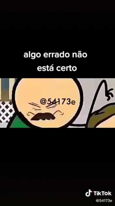 Algo aqui está errado