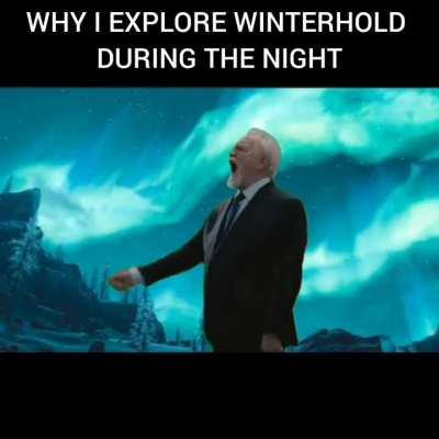 Nothing like Aurora Borealis at this Time of year, at this time of the night, in this part of Skyrim localized entirely above Winterhold.