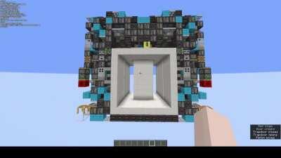 My Second Seamless 8x8 Piston Door! It is over 1300 blocks smaller and is much faster in the opening!