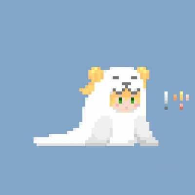 I drew a seal Nene animation.