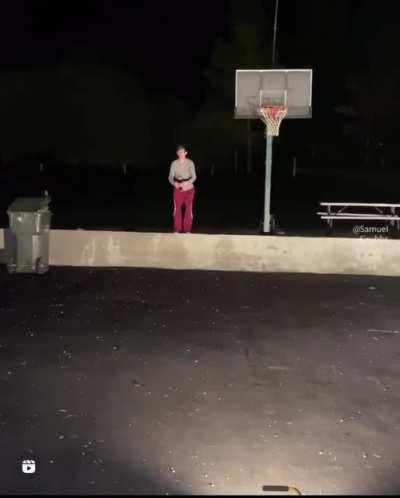 WCGW: Throwing a mentos-charged coke bottle (with zero chance of hitting the light) into the ground