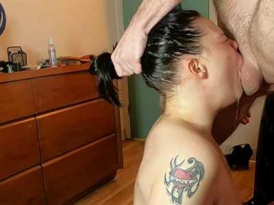 CIT - When he shoots his load, she goes down balls deep