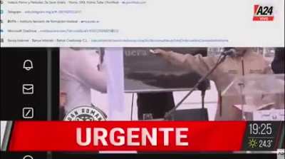 En A24 estaban leyendo tweets y al de la computadora se le vio todo el historial del porno