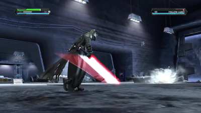 So, is the lightsaber supposed to do that, or is it a bug?