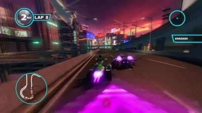 Just in time to win the race.