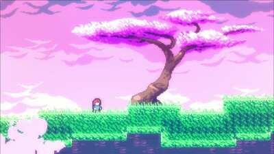 Made a Celeste wallpaper loop