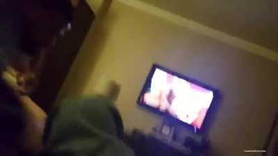 Hotwife Talk Dirty With Cuckold Husband During BBC Fucks Her