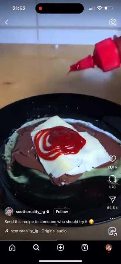 The hair in the end…