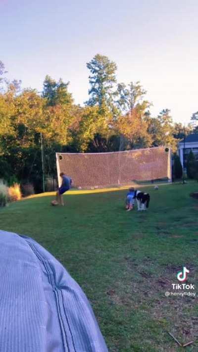 Felix and Nick playing football in 2004. Ankara Messi.