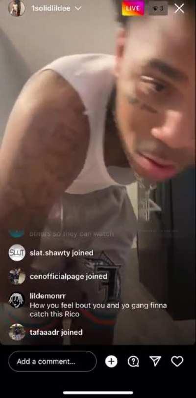Them 4PF niggas ain’t taking no chances i joined this nigga live and a fan was trolling him already 😂😂😂 when he came back to the phone watch his reaction to the troll comment😭