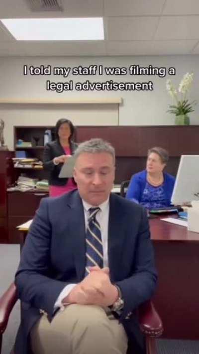 His paralegals were not having it