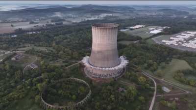 Hartselle TN cooling tower implosion