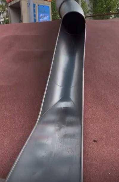 New slide downtown is proving… durable