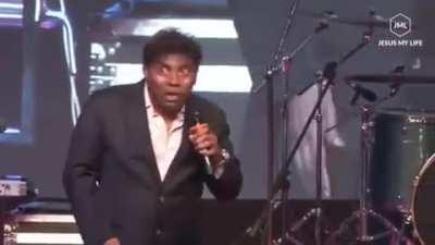 Yess I appreciate Johnny Lever's work and love his comedy But here is his another side, promoting Christianity demeaning Ayurveda and fooling innocents by miracle healing in the name of Jesus.  