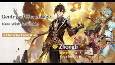 No Hu Tao here, just Zhongli