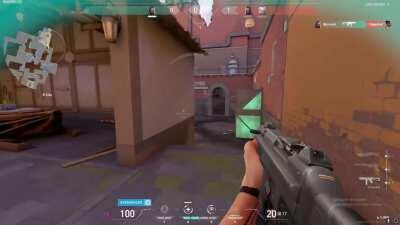 full save round 1v3 4k with reyna