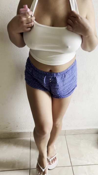 I never wear bra anymore 