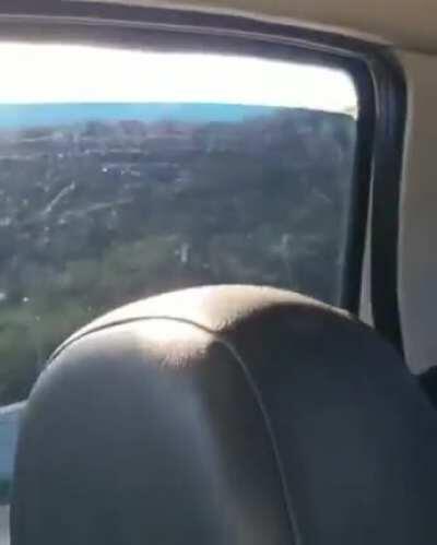 Truck driver hit a biker and refuses to stop during 32km