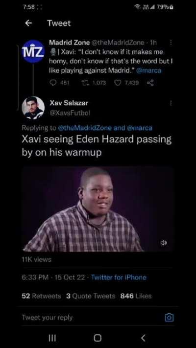 Xavi about El Clasico