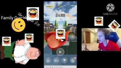 مضحك فاميلي غي Flying Gorilla Ninja Fortnite 😂😂😂144p