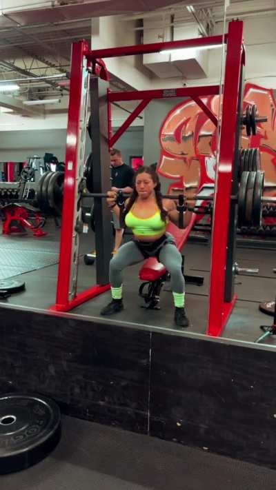 Box squats are awesome for more glute and leg development